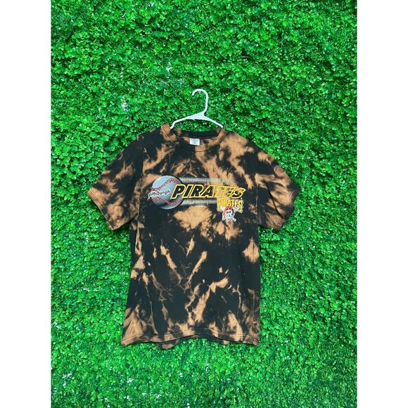 Other - Vintage Acid Wash Pittsburgh Pirates T-shirt, Adult Mens Large, Reworked apparel
